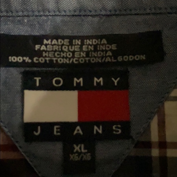 Men’s Tommy Hilfiger button up long sleeve shirt - Picture 2 of 4